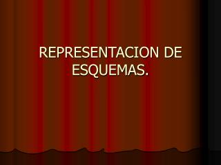 REPRESENTACION DE ESQUEMAS.