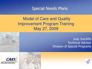 Care Management through Special Needs Plans