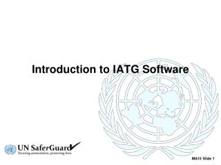Introduction to IATG Software