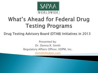 What’s Ahead for Federal Drug Testing Programs