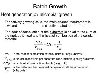 Batch Growth