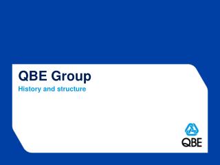 QBE Group History and structure