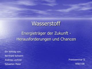 Wasserstoff