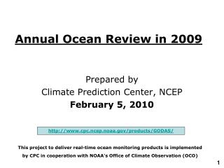 Annual Ocean Review in 200 9