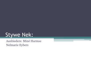 Stywe Nek: