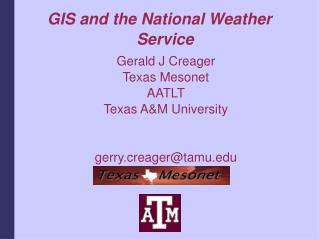 GIS and the National Weather Service