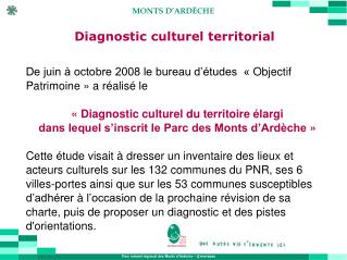 Diagnostic culturel territorial