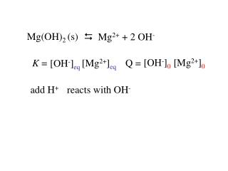 Mg(OH) 2 (s)