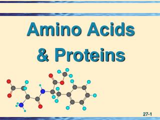 Amino Acids &amp; Proteins