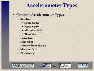 Accelerometer Types
