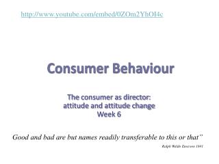 Consumer Behaviour