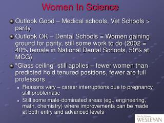 Women In Science