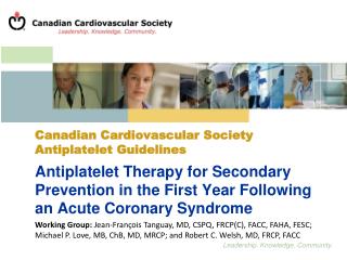 Antiplatelet Therapy for Secondary Prevention in the First Year Following an Acute Coronary Syndr
