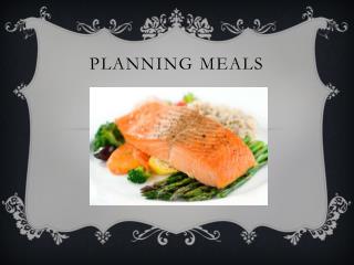 Planning Meals