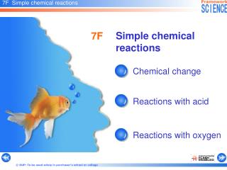 Simple chemical reactions