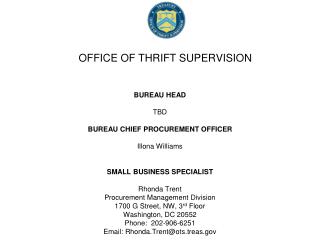 OFFICE OF THRIFT SUPERVISION