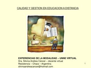 CALIDAD Y GESTION EN EDUCACION A DISTANCIA