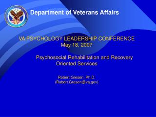 Department of Veterans Affairs
