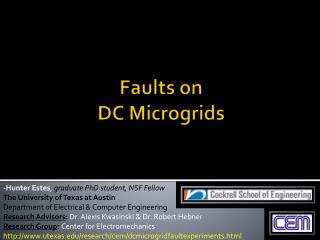 Faults on DC Microgrids