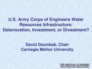 David Dzombak, Chair Carnegie Mellon University