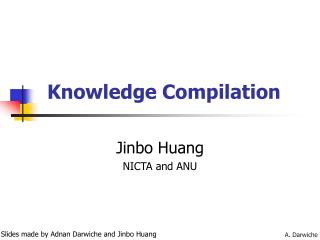 Knowledge Compilation