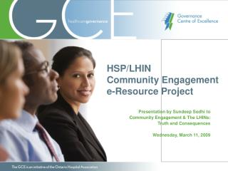 HSP/LHIN Community Engagement e-Resource Project