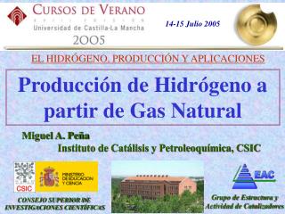 Producción de Hidrógeno a partir de Gas Natural