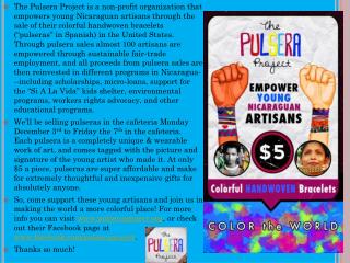 Informative Video About the Pulsera Project