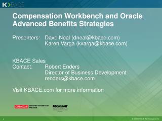 Compensation Workbench and Oracle Advanced Benefits Strategies