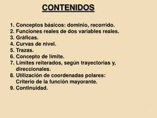 CONTENIDOS