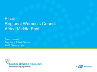 Pfizer Regional Women’s Council Africa Middle East