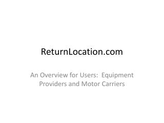 ReturnLocation