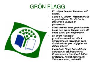 GRÖN FLAGG