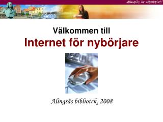 Välkommen till Internet för nybörjare