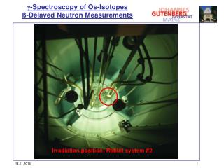 -Spectroscopy of Os-Isotopes ß-Delayed Neutron Measurements