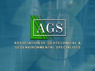 The AGS Contaminated Land Working Group