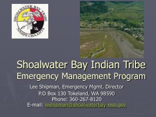 Shoalwater Bay Indian Tribe Emergency Management Program