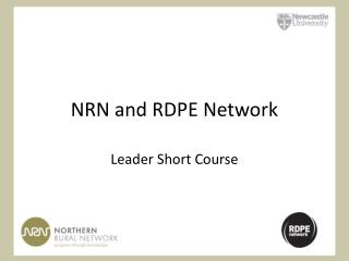 NRN and RDPE Network