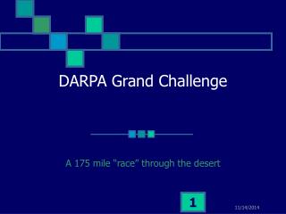 DARPA Grand Challenge