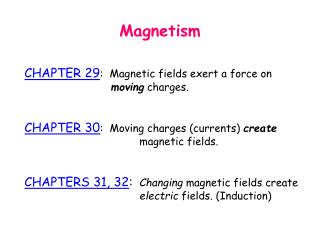 Magnetism