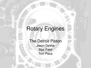 Rotary Engines