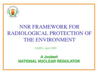 A Joubert NATIONAL NUCLEAR REGULATOR
