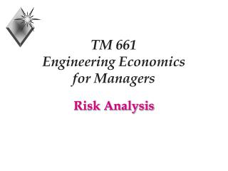 TM 661 Engineering Economics for Managers