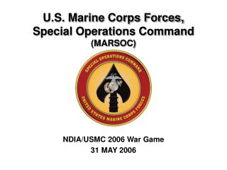 U.S. Marine Corps Forces, Special Operations Command (MARSOC)