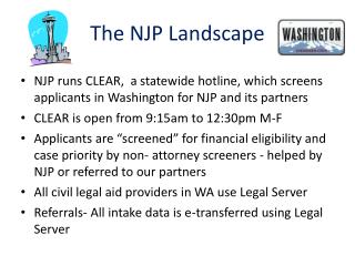 The NJP Landscape