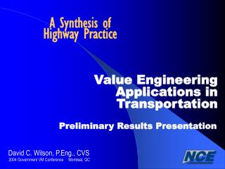 A Synthesis of Highway Practice