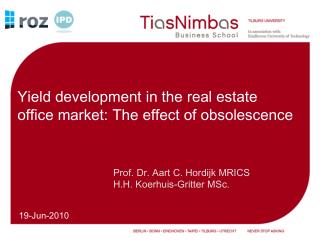 Yield development in the real estate office market: The effect of obsolescence