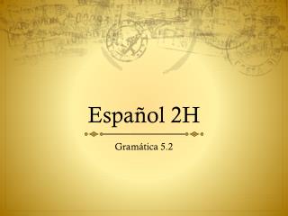 Español 2H