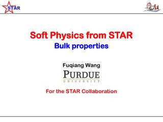 Soft Physics from STAR Bulk properties