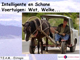 Intelligente en Schone Voertuigen: Wat, Welke...